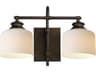 Bisque 2-Light Oil Rubbed Bronze Vanity Light