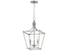 Clifton 3- Light Satin Nickel Traditional Lantern Pendant