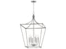 Clifton 6- Light Satin Nickel Traditional Lantern Pendant