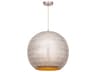 Aurelia 1- Light Arctic White Globe Pendant