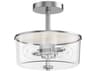 Fuller 2- Light Satin Nickel Drum Pendant
