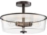 Fuller 3- Light Oil Rubbed Bronze Drum Pendant