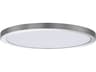 Chip 1- Light Satin Nickel LED Round Flush Mount