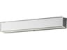 Edge 1-Light Satin Nickel Vanity Light