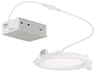 Slim Baffle 1-Light White Round Recessed Light