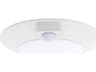 Diverse 1- Light White LED Round Flush Mount