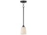 Hudson 1- Light Black Cylinder Mini Pendant