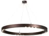 16-Light6-Light Mahogany Bronze LED Round Pendant