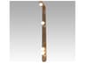 4-Light Antique Copper Glass LED Wall Sconce