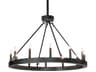 Loxley 12-Light Black Traditional Chandelier