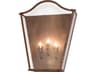 Austin 3-Light Clear Seeded Glass Bronze Traditional Wall Sconce