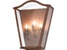 Austin 3-Light Clear Seeded Glass Bronze Traditional Wall Sconce