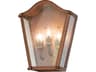 Austin 3-Light Clear Seeded Glass Bronze Traditional Wall Sconce