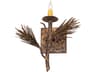 Lone Pine 1-Light Old Gold Traditional Wall Sconce