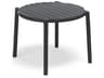 Doga Resin Antracite Round Outdoor End Table