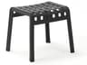 Folio Poggio Stackable Outdoor Foot Stool in Anthracite