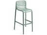 Doga Resin Menta Stackable Patio Bar Stool