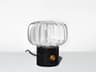 Ionic Crystal Optique Black Marble Table Lamp