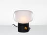 Ionic Opaline Black Marble Table Lamp