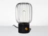 Ionic Crystal Optique Black Marble Table Lamp