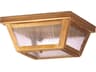 Williams 1-Light Brass Flush Mount