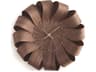 Brisa Walnut  Polished Brass Wall Clock