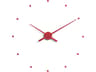 OJ Red Wall Clock
