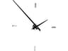 Tacon Chrome Black Wall Clock