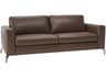 Sollievo Leather Loveseat Modern Comfort