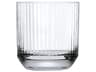 Big Top Set of 4 Whiskey DOF Glasses Raised Linear Pattern