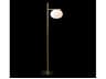 Alba Anodic Bronze Glass Floor Lamp