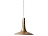 Kin 1-Light Satin Gold LED Round Mini Pendant