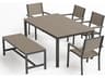 Travira Aluminum Flint 6 Piece Patio Dining Set