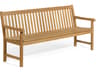 Classic Teak Natural Patio Bench
