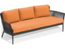 Nette Aluminum Tangerine Cushion Sofa