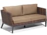 Salino Carbon Sable Truffle Aluminum Cushion Sofa