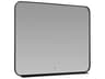 Avior Black Square Wall Mirror