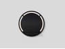 Skylight Black Round Wall Mirror