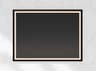 Dusk Black Rectangular Wall Mirror