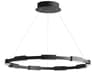 Dieter 9-Light Black Round Pendant