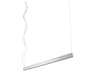 Zepp 2-Light Satin Nickel Linear Island Pendant