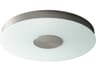 Dione 1-Light Satin Nickel Round Flush Mount
