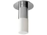 Pilar 1-Light Polished Nickel Cylinder Flush Mount
