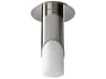Ellipse 1-Light Polished Nickel Cylinder Flush Mount