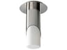 Ellipse 1-Light Polished Nickel Cylinder Flush Mount