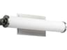 Tempus 1-Light Satin Nickel Vanity Light