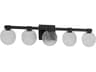 Axiom 5-Light Black Vanity Light