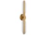 Avian 2-Light Brushed Brass Vanity Light