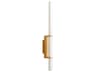 Wand 1-Light Aged Brass Wall Sconce
