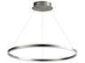 Circulo 1-Light Satin Nickel Pendant